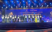 Vinh danh 30 thương hiệu Vàng TP.HCM năm 2021