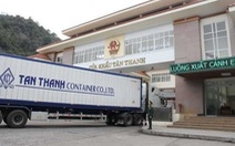 Doanh nghiệp phải khai báo điện tử trước khi xe đến cửa khẩu Lạng Sơn