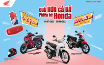 Honda tung loạt quà tặng lớn cho 3 dòng xe số và xe tay côn