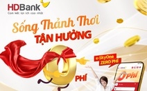 Phí 0 đồng cho các giao dịch online e-SkyOne tại HDBank
