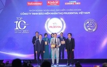 Sản phẩm mới của Prudential lọt TOP 10 Sản phẩm - Dịch vụ Tin Dùng của năm